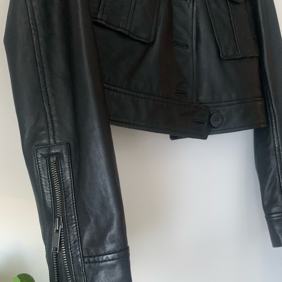 Avec Les Filles Leather Jacket - Picture 4 of 7